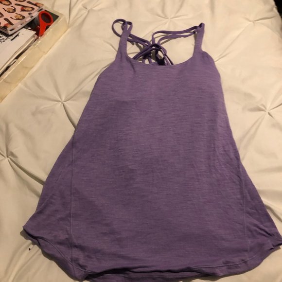 Lululemon Moment to Moment Purple Tank - Picture 2 of 4